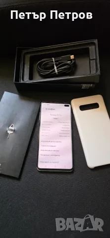 Samsung Galaxy S10+ Prism Blue 8GB RAM 128GB-Неразличим от нов! оригинален дисплей!, снимка 4 - Samsung - 55311072