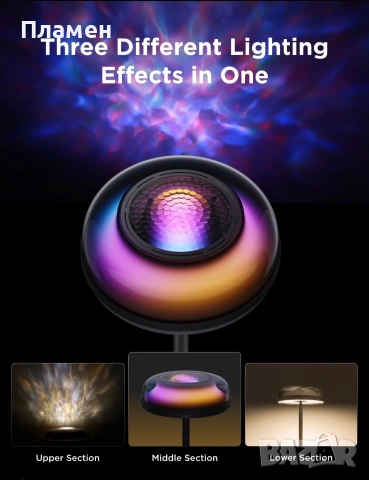 Govee Uplighter Floor Lamp RGBIC Smart LED Подова Лампа Alexa Google, снимка 7 - Лед осветление - 55002397