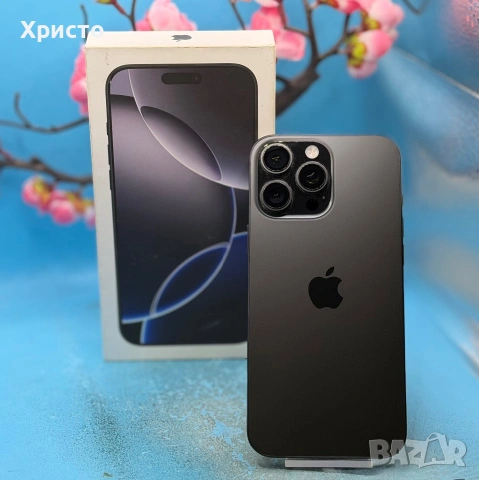 Apple iPhone 16 Pro Max, 256GB, 5G, Black Titanium  , снимка 9 - Apple iPhone - 55147308