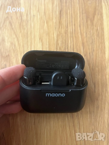 НОВ безжичен микрофон MAONO WAVE T1 mini, снимка 3 - Микрофони - 54885728