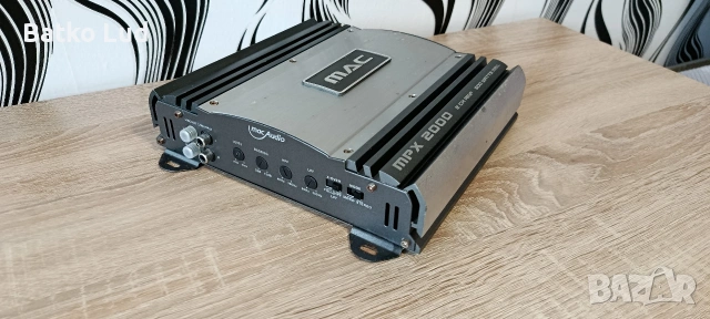 Усилвател Mac Audio MPX 2000, снимка 4 - Ресийвъри, усилватели, смесителни пултове - 55251868