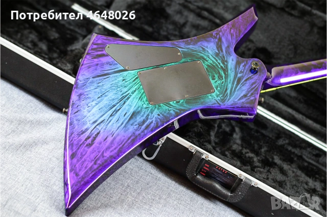 Электрокитара Jackson Stars Kelly KE-J2 Eerie Dess Swirl (Япония 2001), снимка 3 - Китари - 54988076