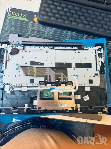 Lenovo Yoga 7 14ITL5 Palmrest Keyboard + Bottom case - Шаси + долен капак , снимка 2 - Части за лаптопи - 55650910