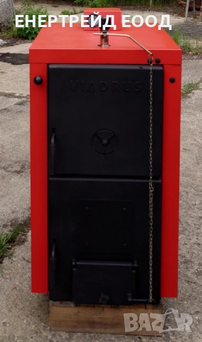 Чугунен котел на твърдо гориво Виадрус/Viadrus U22 5D 30 kW , снимка 12 - Отоплителни печки - 54660940