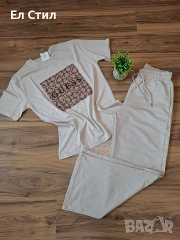 🤍Сет Памук Черно С/М Бежово М/Л Кафяво+Черно С/М 35 €, снимка 2 - Спортни екипи - 54313439