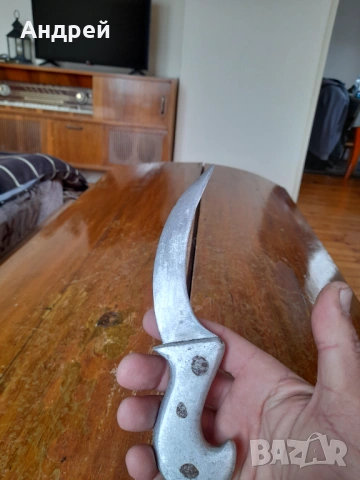 Стар нож,кама, снимка 4 - Други ценни предмети - 54044942