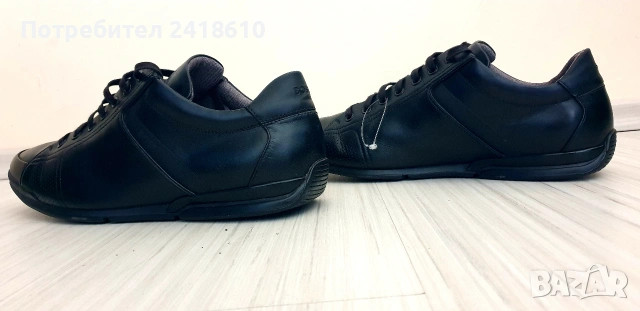 Hugo Boss Leather Mens Size  46 - 30см ОРИГИНАЛ! Мъжки спортно - елегантни обувки от естествена кожа, снимка 4 - Спортно елегантни обувки - 54314052