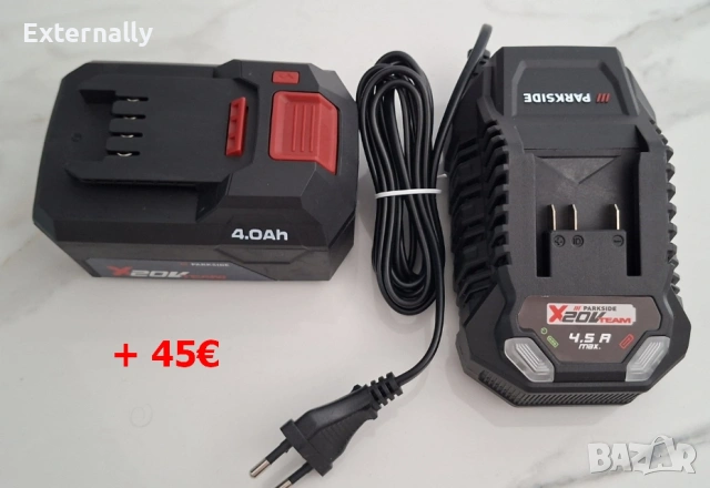 Акумулаторен ъглошлайф Parkside Performance 20V , снимка 11 - Ъглошлайфи - 54492273