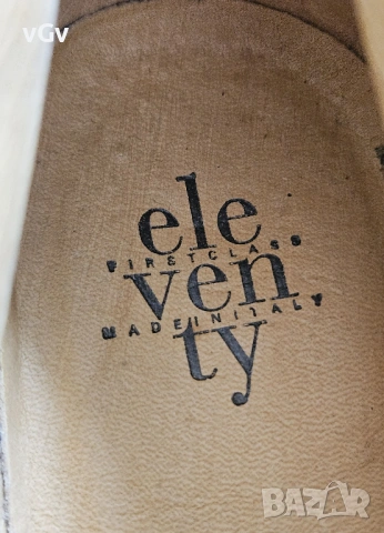 Мъжки мокасини Eleventy Beige Suede Slip-On1 - 42/43, снимка 3 - Мокасини - 54165393