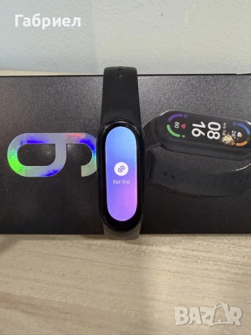 Xiaomi Mi Smart Band 6 + оригинална кутия и зарядно, снимка 4 - Смарт гривни - 55528400