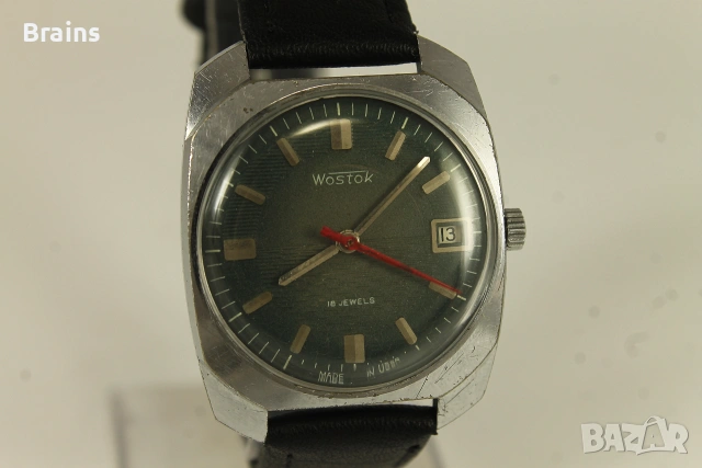 Стар Руски Часовник VOSTOK 2214 Със 18 Камъка, снимка 4 - Антикварни и старинни предмети - 55014345