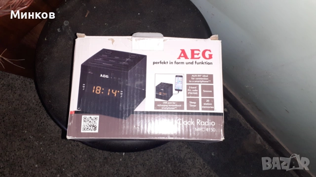 Радио часовник будилник AEG
