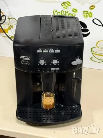 Кафемашина кафе автомат delonghi caffe cortina с гаранция, снимка 5 - Кафемашини - 55325353