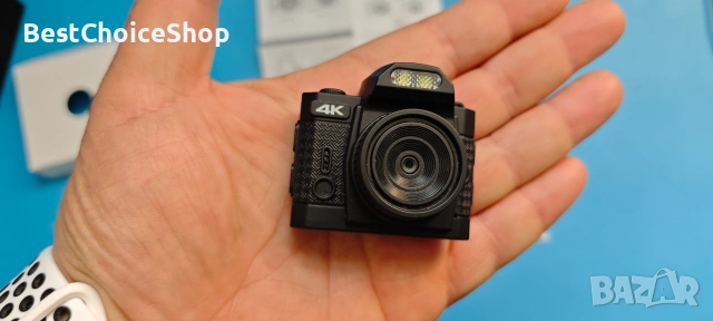мини цифров фотоапарат 64 мегапиксела, 4K HD, 64 GB памет, LED светкавица, снимка 6 - Фотоапарати - 54990328