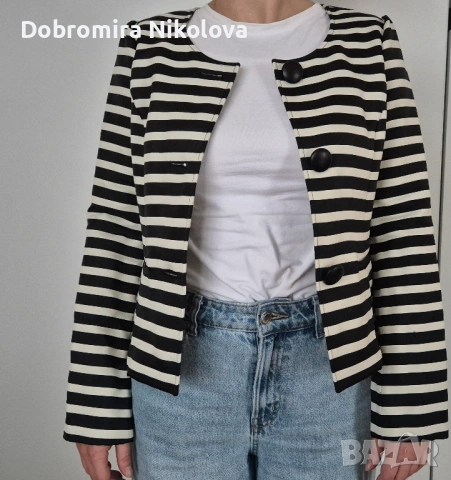 Продавам късо дамско сако, снимка 6 - Сака - 54077581