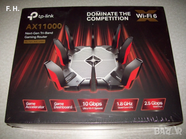TP Link AX11000 Gaming Router WiFi 6 Archer AX11000 нов, неразопакован