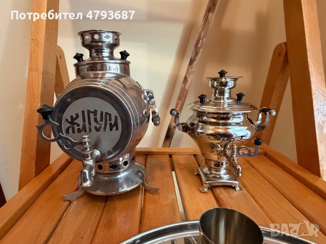 Малки самовари, снимка 2 - Антикварни и старинни предмети - 54649358