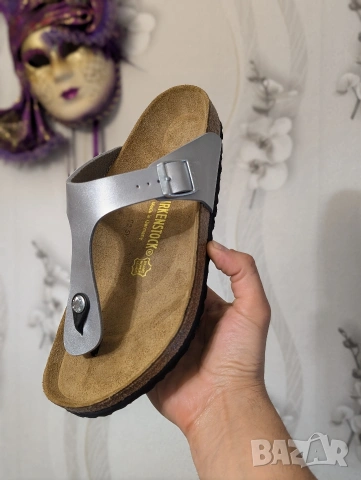 сандали Birkenstock Gizeh Birko-Flor номер 43, снимка 10 - Мъжки чехли - 54512355