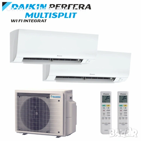 Multisplit Air Conditioning DAIKIN PERFERA – 2 Indoor Units: 12,000 BTU + 12,000 BTU