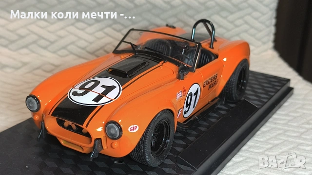 метална количка Shelby Cobra .Мащаб 1:20.Чисто нова