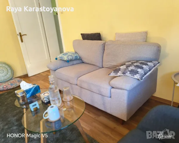 Продавам диван използван в офис, снимка 2 - Дивани и мека мебел - 55598844
