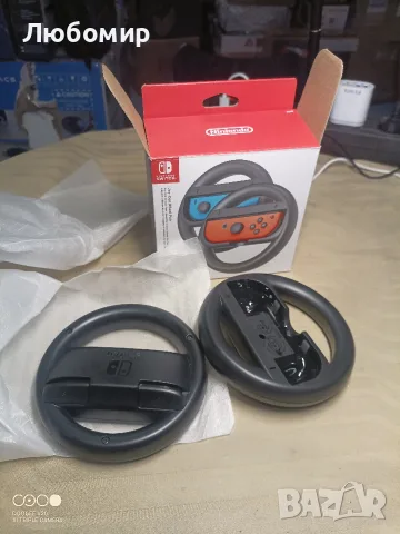 Волан Joy-Con Wheel Pair за Nintendo Switch, снимка 2 - Аксесоари - 55545093