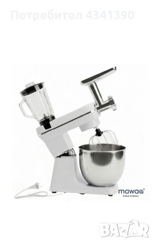 Нов планетарен миксер с купа 10л, снимка 2 - Кухненски роботи - 54087059