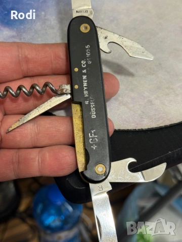 стар военен нож kaufmann k55k solingen, снимка 5 - Ножове - 54111487