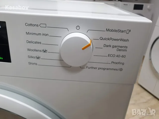 UK - 9Кг - Miele W1 Пералня Series Black & White PowerWash Миеле 12м Гаранция, снимка 3 - Перални - 55400730