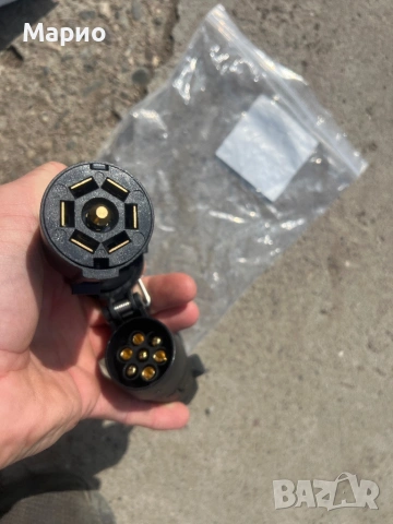 Преходник за ремарке теглим американски към EU стандарт букса 7 - 7 пина 