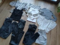 Zara спортно-елегантен сет черно-бяла класика, снимка 2