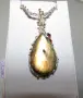 Красиво сребърно колие с лабрадорит, снимка 1