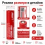 Професионална литиева батерия 18650 3000mAh 40A 3.7V AWT презареждаща се за фенри прожектори лазери, снимка 6