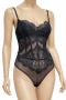 Hunkemöller боди с дантела и прозрачни детайли, размер 75B, снимка 2