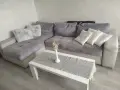Мека мебел диван с маса , снимка 1