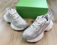 Дамски бели маратонки с камъни , снимка 8