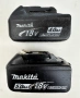 Makita BL1840 и BL1850B - Акумулаторни батерии 18V 4.0Ah и 5.0Ah, снимка 1