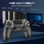 Нов контролер Bluetooth джойстик за PS4 Pro Slim PC с вибрация и жак Геймпад игри, снимка 4