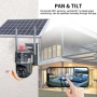 T21 WIFI камера 12MP с 4 обектива и соларен панел, с Full HD видео резолюция, двупосочна комуникация, снимка 1