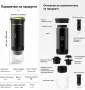 Преносима еспресо машина 3 в 1 с USB зарядно, 20 бара - мини кафемашина за капсули и мляно кафе за а, снимка 5