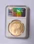 2 долара 2018 Ниуе - Печата на Хан Омуртаг NGC MS 70 - Top Pop, снимка 2