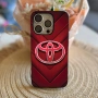 Силиконов калъф за iPhone с лого TOYOTA, снимка 4