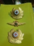 Българска Народна Армия БНА Пилот механик втори клас Нагръден знак и две кокарди , снимка 2