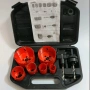 Комплект биметални фрези Powerfix Profi за пробиване на кръгли отвори в дърво – 9 части, снимка 1