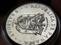 5 Балбоа 1970 год, Панама, сребро, тегло 35.70 гр, проба 925/1000, снимка 3