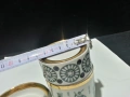 Стар български порцелан пепелник и цигаретник , снимка 5