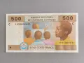 Банкнота - Централни африкански щати - 500 франка | 2002г., снимка 1