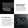 Тактическо фенерче OLIGHT PL X, презареждаемо, USB-C, с двоен лъч и стробоскоп, матово черно, снимка 7