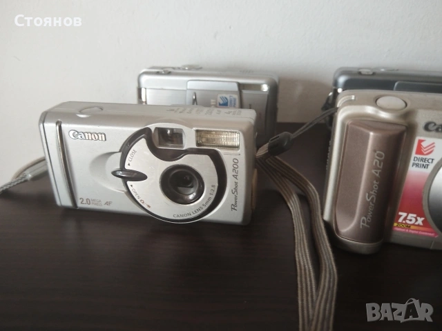 Камери Canon PowerShot S30, S40, S45, A20, A200 Japan, снимка 12 - Фотоапарати - 55218582