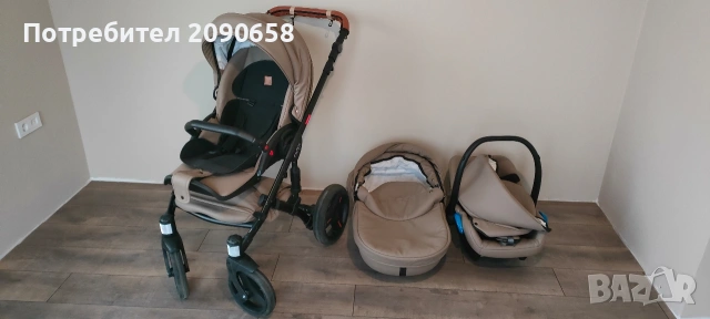 Бебешката количка 3в1